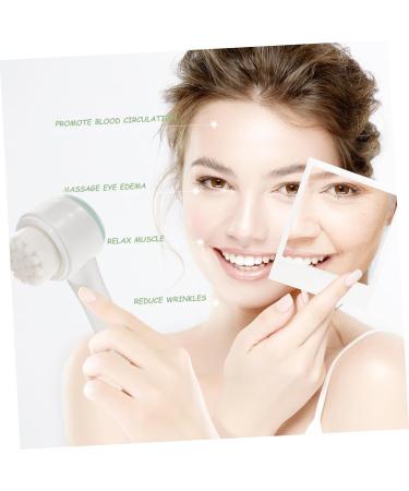 minkissy 1pc Remove Dead Skin De Doble Cara Green Color Greens Manual Face Cleansing Brush Manual Facial Brush Face Cleaning Brush Pores Facial Cleanser Cleaning Artifact Green medium - Buy Online on GoSupps.com