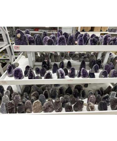 Pakmez Wholesale Natural Stones Quartz Crystal Clusters Amethyst geode for feng Shui 1pc (Color : 1300g-1500g) - Buy Online on GoSupps.com