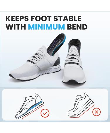 Buy Sumiwish Carbon Fiber Insoles - High Arch Support Shoe Inserts for Men & Women | Rigid Support for Turf Toe Foot Fractures & Hallux Rigidus - Buy Online on GoSupps.com