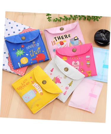 KALLORY Tampon Bag 3pcs - Menstrual Pad Storage Organizer for Women - Napkin Holder & Coin Purse - Buy Online on GoSupps.com