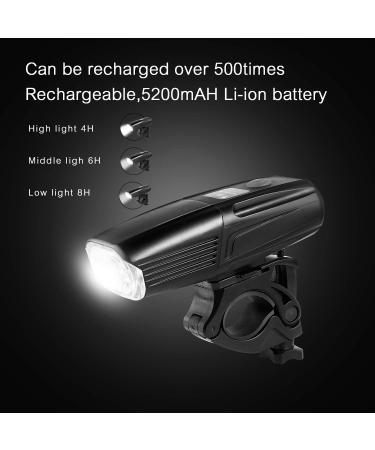 Yosky USB Rechargeable Bike Light Set - 1000 Lumens Front and Back Lights for Night Riding - Super Bright Headlight and Tail Light for Adults, Kids, Men, Women - Buy Online on GoSupps.com