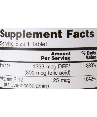 Now Foods Folic Acid 800mcg 250 Capsules - Essential Vitamin for Health and Wellness - Buy Online on GoSupps.com