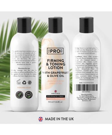Punish & Invigorating Body Lotion 100ml - Vegan Grapefruit & Olive Oil Enriched with Apricot Oil Sustainable & Plastic-Free | The Pro CO - Buy Online on GoSupps.com