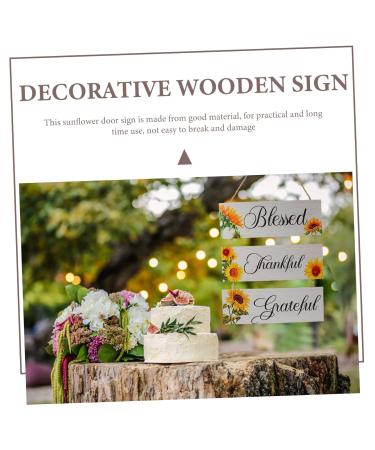 ABOOFAN Sunflower Wood Listing Ornament Wall Decorations Sunflower Decor for Bedroom Wooden - Buy Online on GoSupps.com