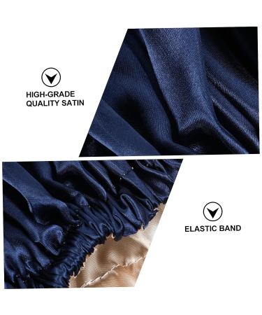 Adjustable Buckle Silk Night Cap Set - 2pcs Tibetan Green Women's Spa & Shower Bonnets - Buy Online on GoSupps.com