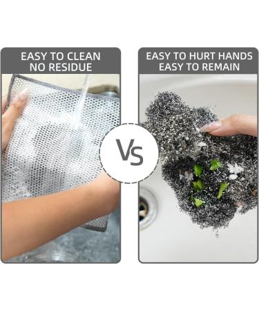 Probablei Multipurpose Wire Miracle Cleaning Cloths Probable Cleaning Cloth Non-Scratch Scrubbing Pads Wire Dishwashing Rag for Dishes Sinks Counters (5 pcs) - Buy Online on GoSupps.com