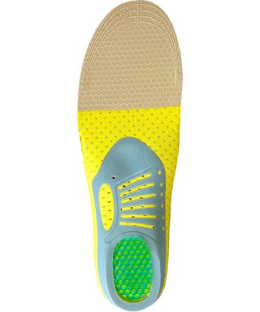 The Daily Grind Shoe Insoles for Men & Women - Breathable Hexa Gel Inserts for Heel Pain Relief Lightweight & Thin Metatarsal Support (M 6.5-11 W 6-12 - Buy Online on GoSupps.com