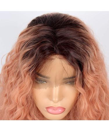 Buy Cpalsen Ombre Candy Pink Lace Front Wig | Heat-Resistant Curly Bob Replacement International Shipping Available - Buy Online on GoSupps.com