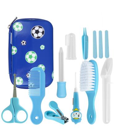 Baby Healthcare and Grooming Kit  FantasyDay 12 in 1 Newborn Toddlers Essentials Must Haves Nursery Care Set Baby Shower Gifts Baby Item with Toothbrush Nail Clipper File Nose Cleaner Nasal Aspirator 12 Pieces