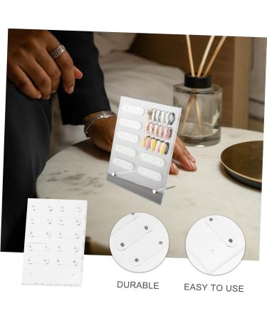 HAPINARY 1 Set Nail Display Board Magnetic Nail Art Display Board Nail Art Showing Board Nail Art Display Stand Nail Art Magnetic Display Board Nail Salon Display Boards Nail Salon Supply 20.00X16.00X0.40CM Transparent 1 - Buy Online on GoSupps.com