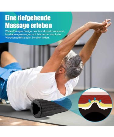 Fascia Roll Set - 3 Piece Removable Fascia Set with Ball & Roller for Muscle Self-Massage & Fascia Training - International Shipping Available - Buy Online on GoSupps.com