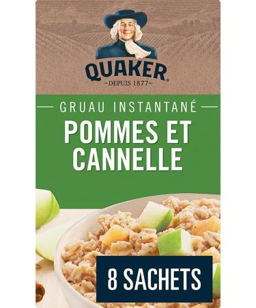 Quaker Apples & Cinnamon Instant Oatmeal 8 Packets 264g Apples & Cinnamon 264 g (Pack of 1) - Buy Online on GoSupps.com