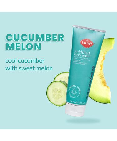 Shop Lume Acidified Body Wash - Cucumber Melon, 8.5oz | Odor Elimination & pH Balance for Soft Skin - Buy Online on GoSupps.com