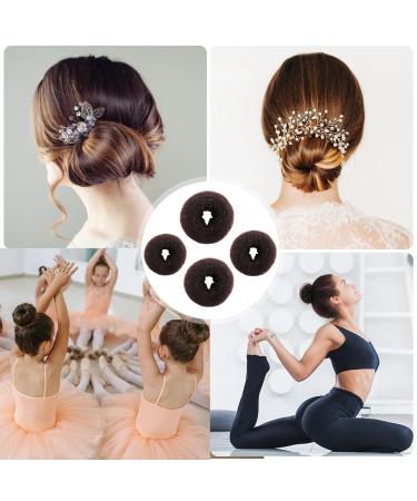 31pcs Donut Hair Bun Maker Set | Perfect Hairstyling Aid for Kids & Women | Brown Hair Knot Accessories - Buy Online on GoSupps.com