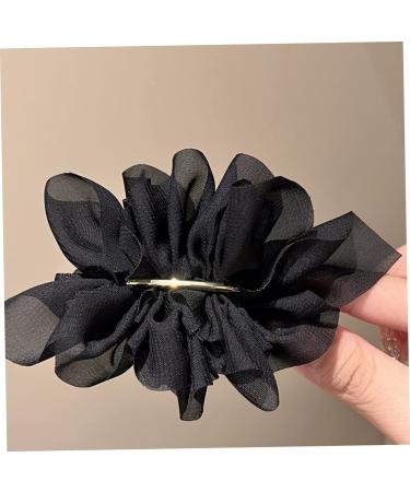3PCS Large Flower Hair Clips Pins - Chiffon Silk Soft Snap Barrettes for Women & Kids | Wedding Bridal Prom Party Hair Styling Accessories - Buy Online on GoSupps.com