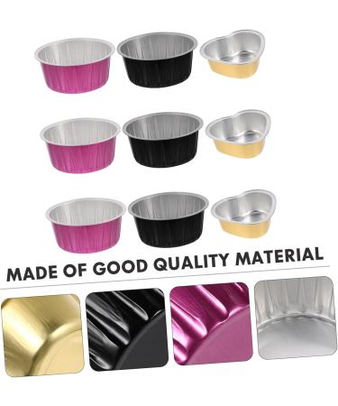 Frcolor 6 Mini Wax Melting Bowls - Aluminum Foil Replacement for DIY Candles & Hair Accessories - 8.5x8.5x3.8cm - Buy Online on GoSupps.com