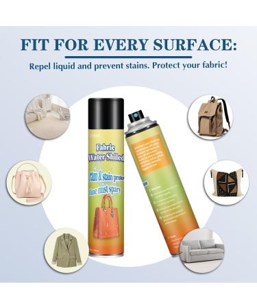 Fabric Protector Spray - 13.5 Oz Waterproofing & Stain Shield for Cloth Couches Pillows Bags & Shoes - Ideal for International Shipping - Buy Online on GoSupps.com