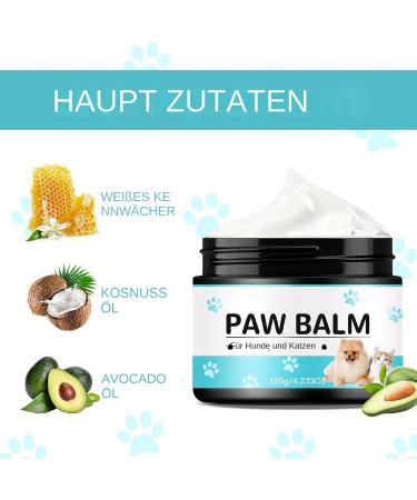 XIAOXIAOYU pet foot care cream calming dog paw balm 120g dog paw wax dog paw protection dog paw protection for hot dressings balm - Buy Online on GoSupps.com