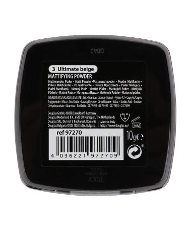Buy 3x Douglas Make-up 999832 Complexion Powder Mattifying Powder Ultimate Beige 10g Set - International Shipping Available - Buy Online on GoSupps.com