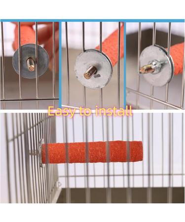 Buy Lohill Parrot Accessories - 4-Piece Bird Cage Toys and Perches for Parrots & Budgies - 15cm Ribbar Stood Bar - Buy Online on GoSupps.com