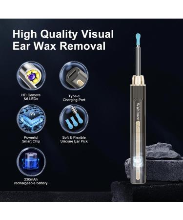 Wohlmen Ear Wax Removal Kit with 1920HD Camera- Wireless, iPhone & Android Compatible for Adults & Kids - Buy Online on GoSupps.com