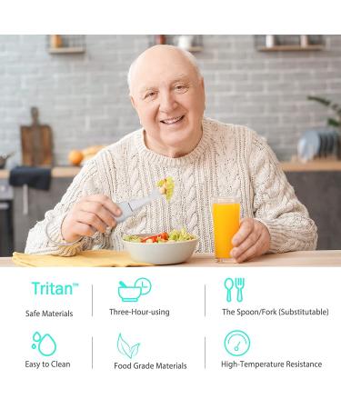 GYENNO Parkinson Spoon and Fork for Hand Tremors - Stable 360 Solution for 85% Tremor Reduction - Buy Online on GoSupps.com