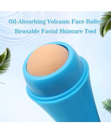 Coniya Oil-Absorbing Volcanic Facial Scooter - Reusable Mini Massage Tool for Oil Control | Blue | At Home & On-the-Go - Buy Online on GoSupps.com