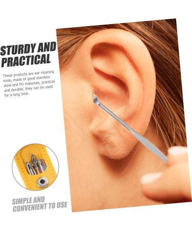 Healifty Ear Cleaning Kit - 12 Sets Silicone Earplugs & Stainless Steel Ear Wax Removal Tools - Buy Online on GoSupps.com