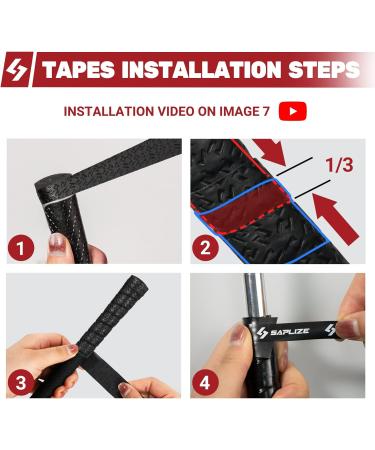 SAPLIZE Golf Grip Wrapping Tapes - Tacky PU Overgrip 3 Pack - New Regripping Solution for Golf Clubs - Buy Online on GoSupps.com