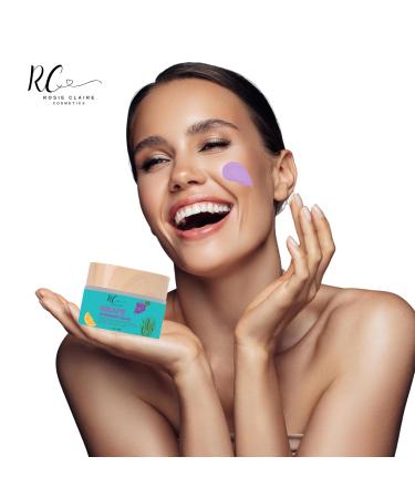 Overnight Hydrating Vitamin C & Hyaluronic Acid Facial Mask - Large 4oz | Anti-Aging Exfoliating Brightening Moisturizer - Buy Online on GoSupps.com