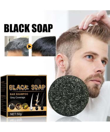 Anti Gray Bar Cover Soap For Gray Hair Reverse Gray Hair Soap Reverse Soap For Gray Hair Hair Darkening Shampoo Bar Solid Shampoo Bar (3PC) - Buy Online on GoSupps.com