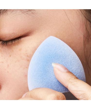 JUNO & Co. Microfiber Makeup Sponge - Dual Layer Flawless Blender for Foundation Powder & Cream (Velvet Blue) - International Shipping Available - Buy Online on GoSupps.com