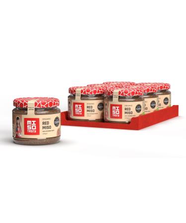 Miso tasty Organic Red Miso Paste 6 Jars 200g