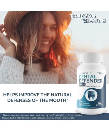 Probiotic Dental Defender Pro - Our Best Oral Probiotics for Teeth and Gums - Healthy Teeth Vitamins Supplements - Oral Health Probiotics - Probiotic Dental Supplements for Teeth Enamel Supplement - Buy Online on GoSupps.com