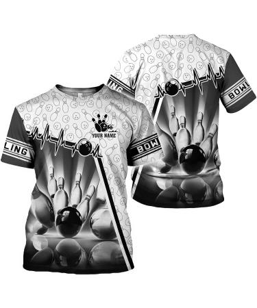 Custom Name American Bowling Shirt | Personalized 3D All Over Printed Men's Bowling Gift - Buy Online on GoSupps.com