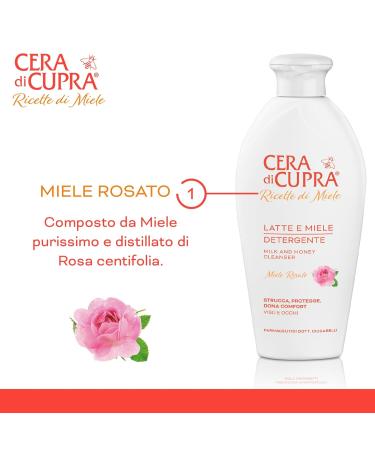 Milk and Honey Face & Eye Cleanser 200ml - Made in Italy | Gentle Formula for All Skin Types - Buy Online on GoSupps.com