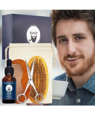 Cypreason Beard Sets for Men | Premium Beard Growth Oil & Trim Tools | 6-Part Beard Care Gift Set for Him Father & Friend - Buy Online on GoSupps.com