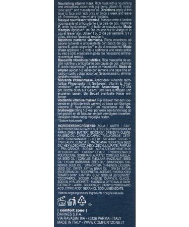 Buy Comfort Zone Renight Nourishing Vitamin Mask 60ml - Hydrating Face Mask for Radiant Skin | International Shipping Available - Buy Online on GoSupps.com