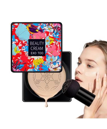 Ceolup CC Cream Mushroom Head Air Cushion - Liquid Foundation - Nude Makeup - Brightening Pigment - BB Cream Concealer - Long-lasting - Moisturizing - Oil-proof