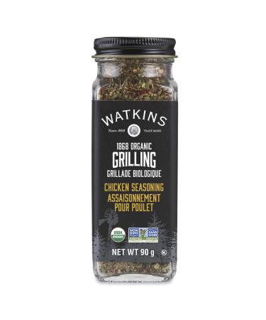 Watkins Gourmet Organic Grilling Chicken Seasoning Non-GMO Kosher 90 g