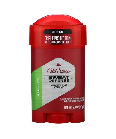 Old Spice Anti-Perspirant 2.6 Ounce Extra Fresh Soft Solid 2.6 Ounce (Pack of 6)