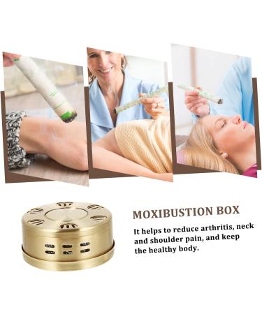 Frcolor Moxibustion Box Body Care Tool | MOXA Rod Holder & Burner | Moxa Pockets for Effective Moxibustion | International Shipping Available - Buy Online on GoSupps.com