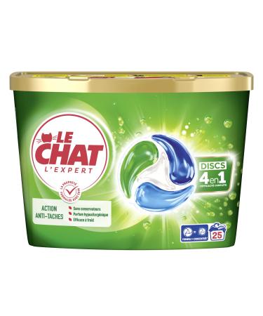 LE CHAT -The Expert -4in1 Disc -Anti-Stain Action -Preservative Free -Hypoallergenic Fragrance -Ingredients Selected with S