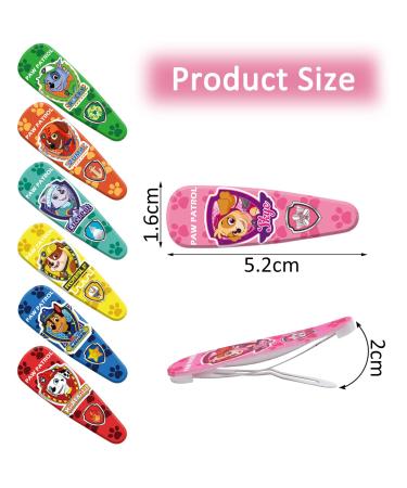 Miotlsy 21 Pcs Cute Cartoon Hair Clips - Multicolor Metal Print for Toddlers Kids & Girls | International Shipping Available - Buy Online on GoSupps.com