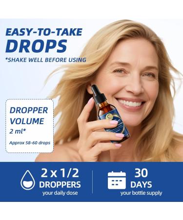 Liquid Biotin & Collagen Drops 20 000mcg--High Potency Hair Growth Vitamin Support - Biotin and Liquid Collagen Supplement for Women & Men - Glowing Skin Support Healthy Hair & Nail Growth - 2 Fl Oz 2Fl Oz (Pack of 1) - Buy Online on GoSupps.com