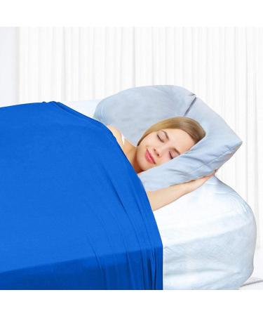 Sensory Bed Sheet Compression Alternative To Weighted Blankets Stretchy Breathable Sensory Compression Blanket Firm Pressure For Calming Relaxing Sleep - Buy Online on GoSupps.com
