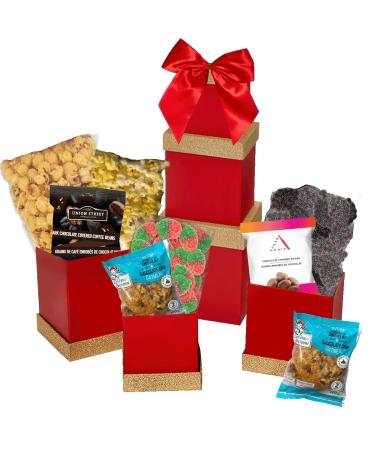 Ultimate Winter Holiday Gift Tower 4 Tier