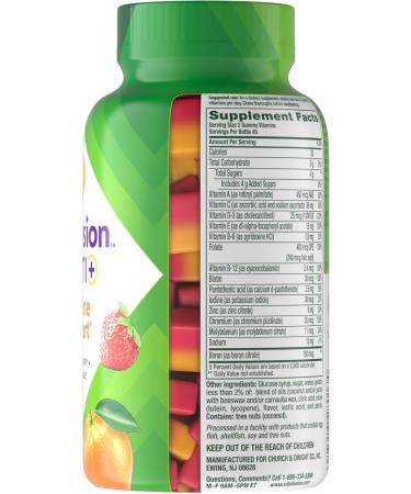 Vitafusion Multi+ Immune Support Adult Gummy Vitamins - Vitamin C, Zinc, & Multivitamins - 90 Count - Buy Online on GoSupps.com
