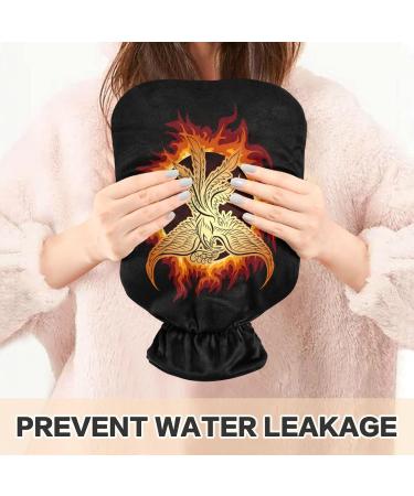 Phoenix Flying Fire 1L Hot Water Bottle - BPA-Free Pain Relief & Warm-Up Bag for Back Pain & Hot/Cold Therapy - Buy Online on GoSupps.com