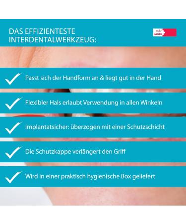 Edel+White ID7 Interdental Brushes SS 0.5 mm | 6 Pack for Gentle Tooth Cleaning in Tight Spaces - International Shipping Available - Buy Online on GoSupps.com